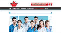 Desktop Screenshot of physicianlocumscanada.com